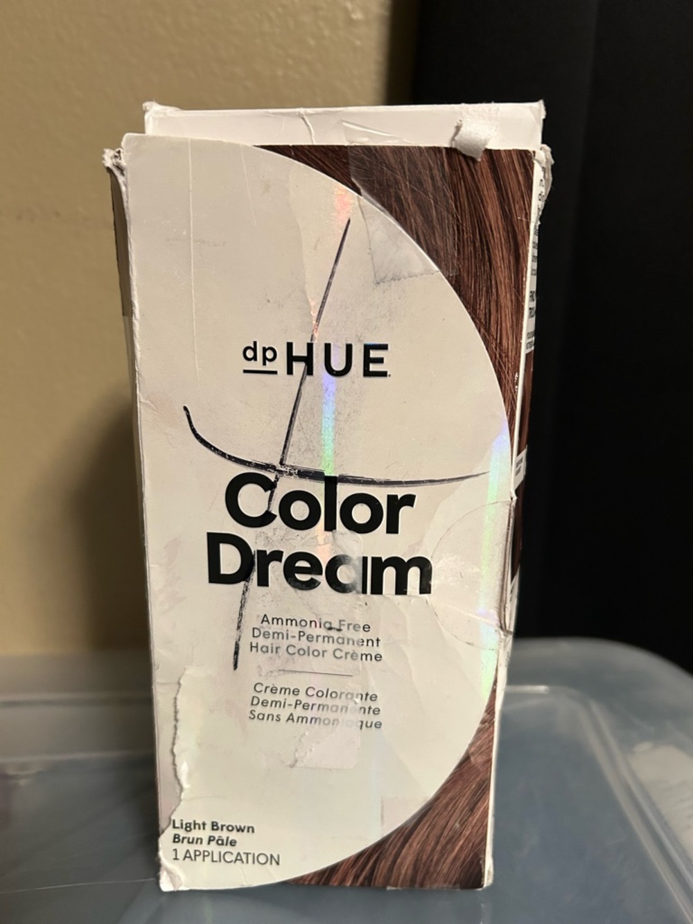 DP HUE Color Dream, Light Brown Ammonia-Free, Demi-Permanent Hair Color New
